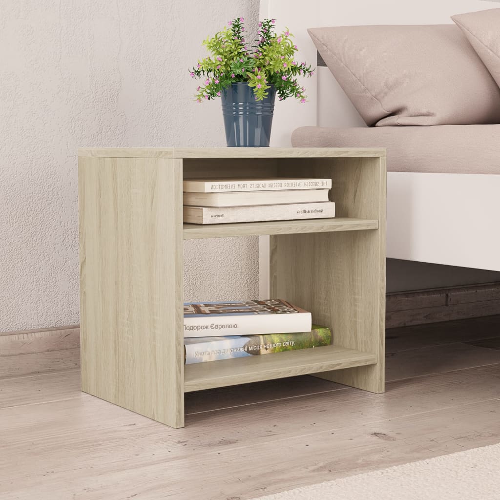 Nachttisch Sonoma-Eiche 40 x 30 x 40 cm Spanplatte