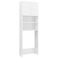 Thumbnail for Waschmaschinenschrank Hochglanz-Weiß 64x25,5x190 cm