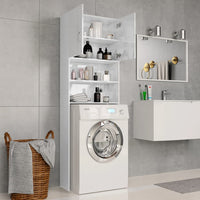 Thumbnail for Waschmaschinenschrank Hochglanz-Weiß 64x25,5x190 cm