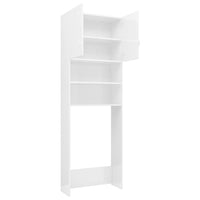 Thumbnail for Waschmaschinenschrank Hochglanz-Weiß 64x25,5x190 cm