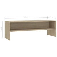Thumbnail for TV-Schrank Sonoma-Eiche 120x40x40 cm Holzwerkstoff