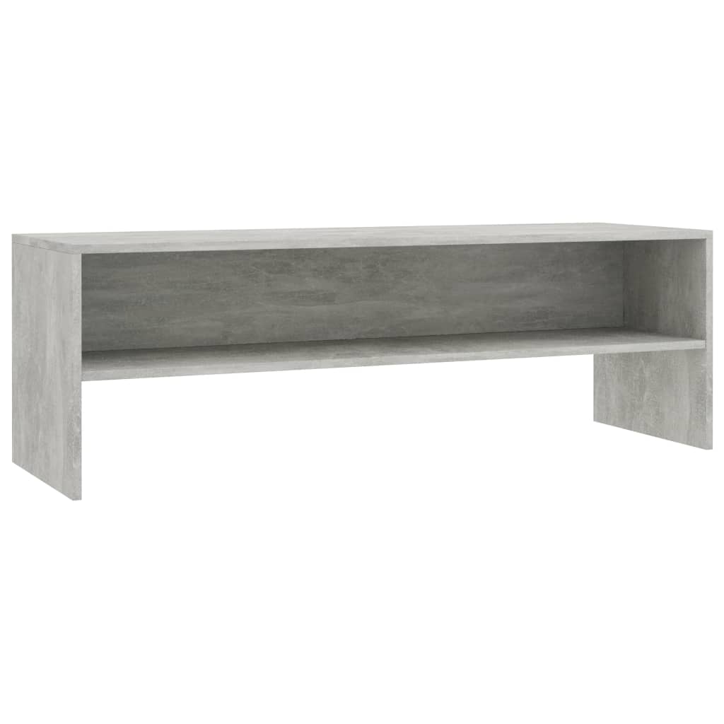 TV-Schrank Betongrau 120 x 40 x 40 cm Spanplatte