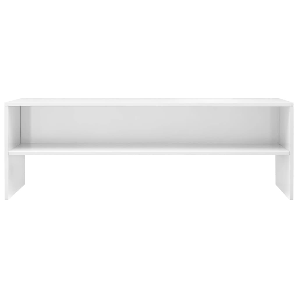 TV-Schrank Hochglanz-Weiß 120 x 40 x 40 cm Spanplatte