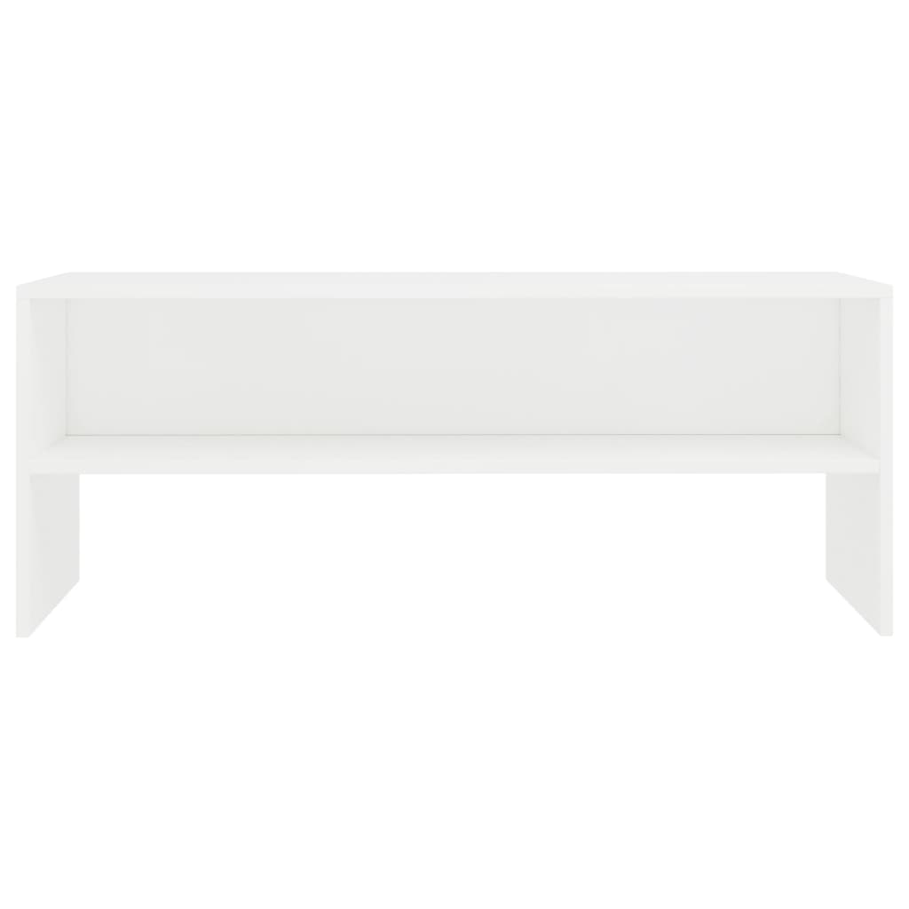 TV-Schrank Weiß 100 x 40 x 40 cm Spanplatte