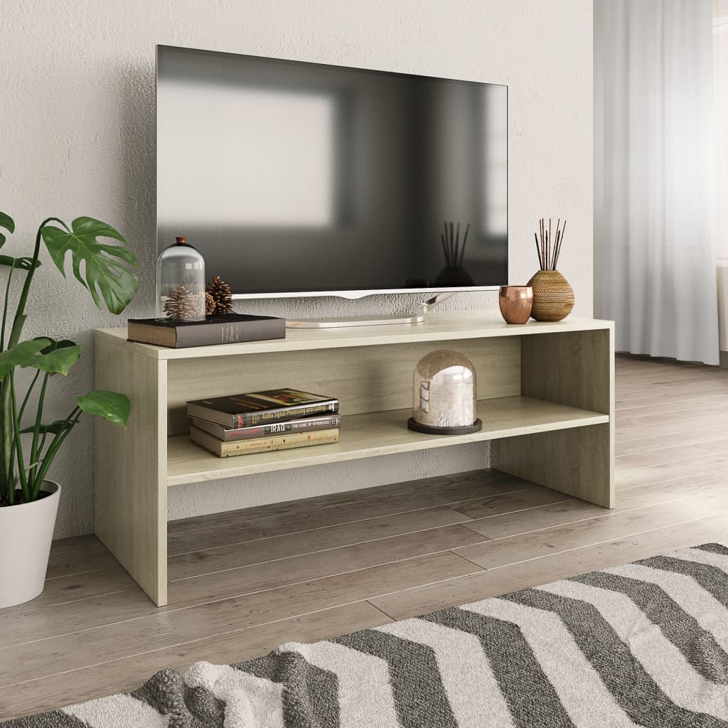 TV-Schrank Sonoma-Eiche 100 x 40 x 40 cm Spanplatte