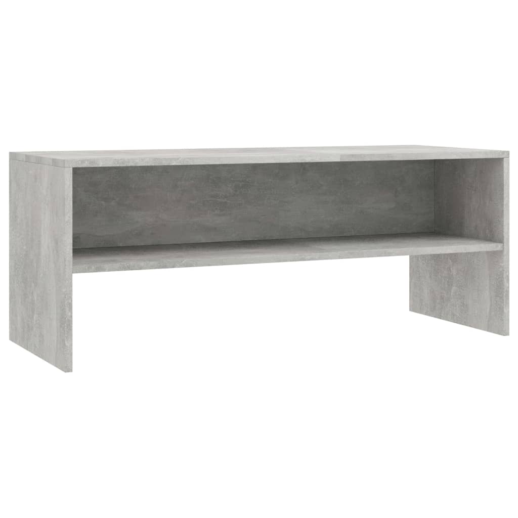 TV-Schrank Betongrau 100 x 40 x 40 cm Spanplatte