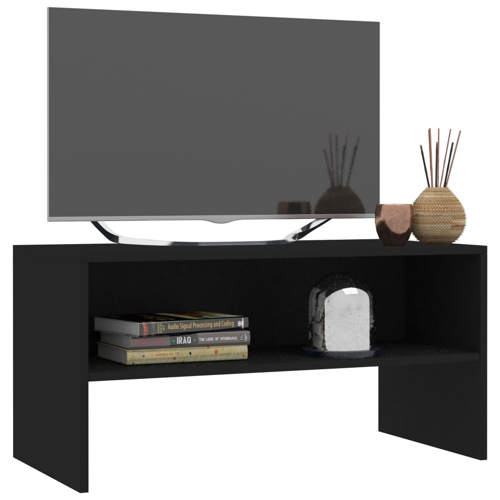 TV-Schrank Schwarz 80 x 40 x 40 cm Spanplatte