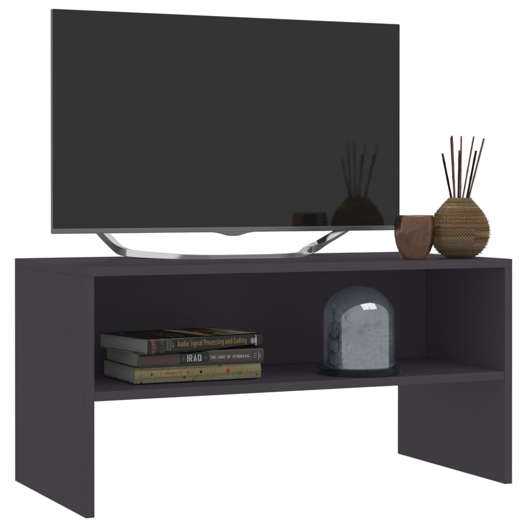 TV-Schrank Grau 80 x 40 x 40 cm Spanplatte