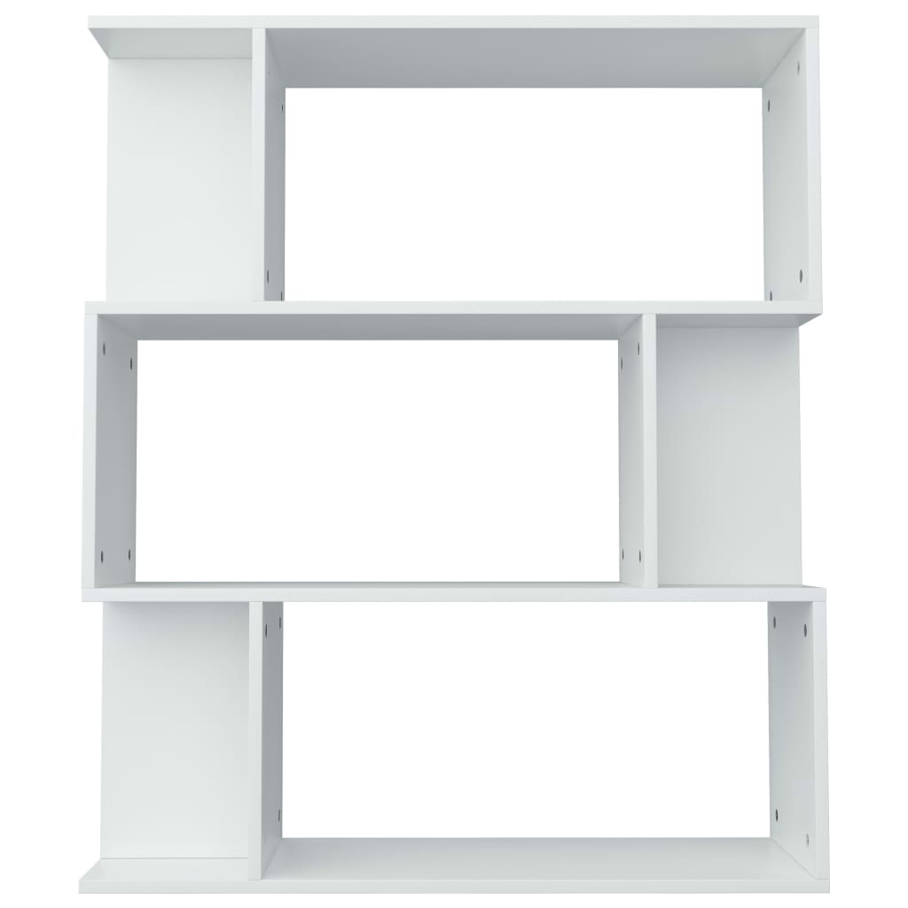 Bücherregale/Raumteiler Weiß 80×24×96 cm Spanplatte