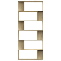 Thumbnail for Bücherregal/Raumteiler Sonoma-Eiche 80x24x192 cm Holzwerkstoff