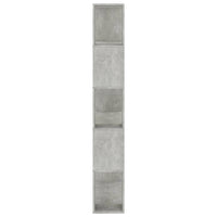 Thumbnail for Bücherregal/Raumteiler Betongrau 80x24x159 cm Holzwerkstoff