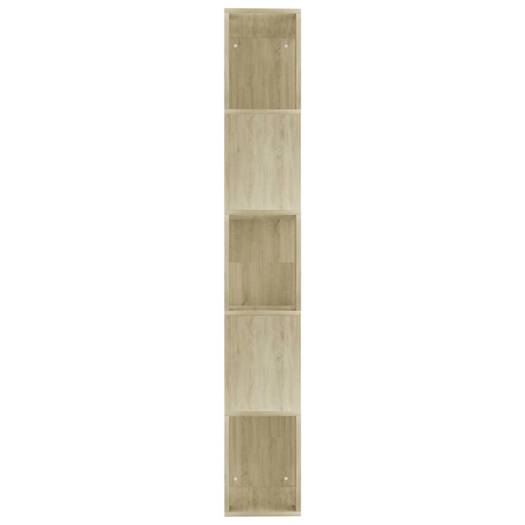 Bücherregal/Raumteiler Sonoma-Eiche 45x24x159 cm Holzwerkstoff
