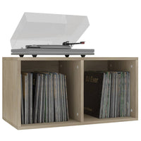 Thumbnail for Schallplatten-Aufbewahrungsbox Sonoma Eiche 71x34x36 cm