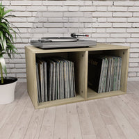 Thumbnail for Schallplatten-Aufbewahrungsbox Sonoma Eiche 71x34x36 cm