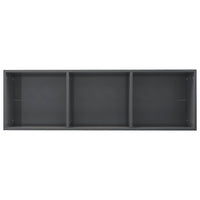 Thumbnail for Bücherregal/TV-Schrank Hochglanz-Grau 36x30x114 cm Spanplatte