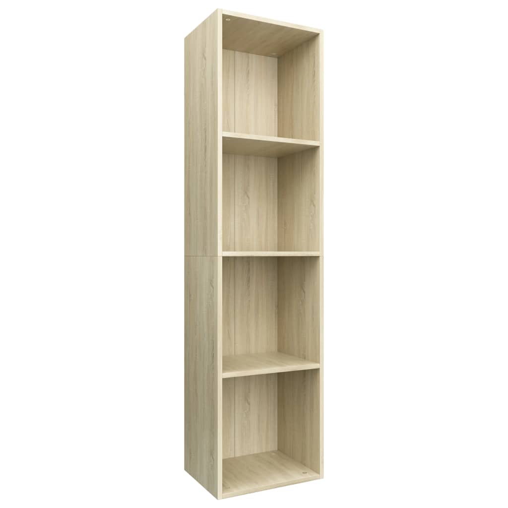Bücherregal/TV-Schrank Sonoma Eiche 36 x 30 x 143 cm Spanplatte
