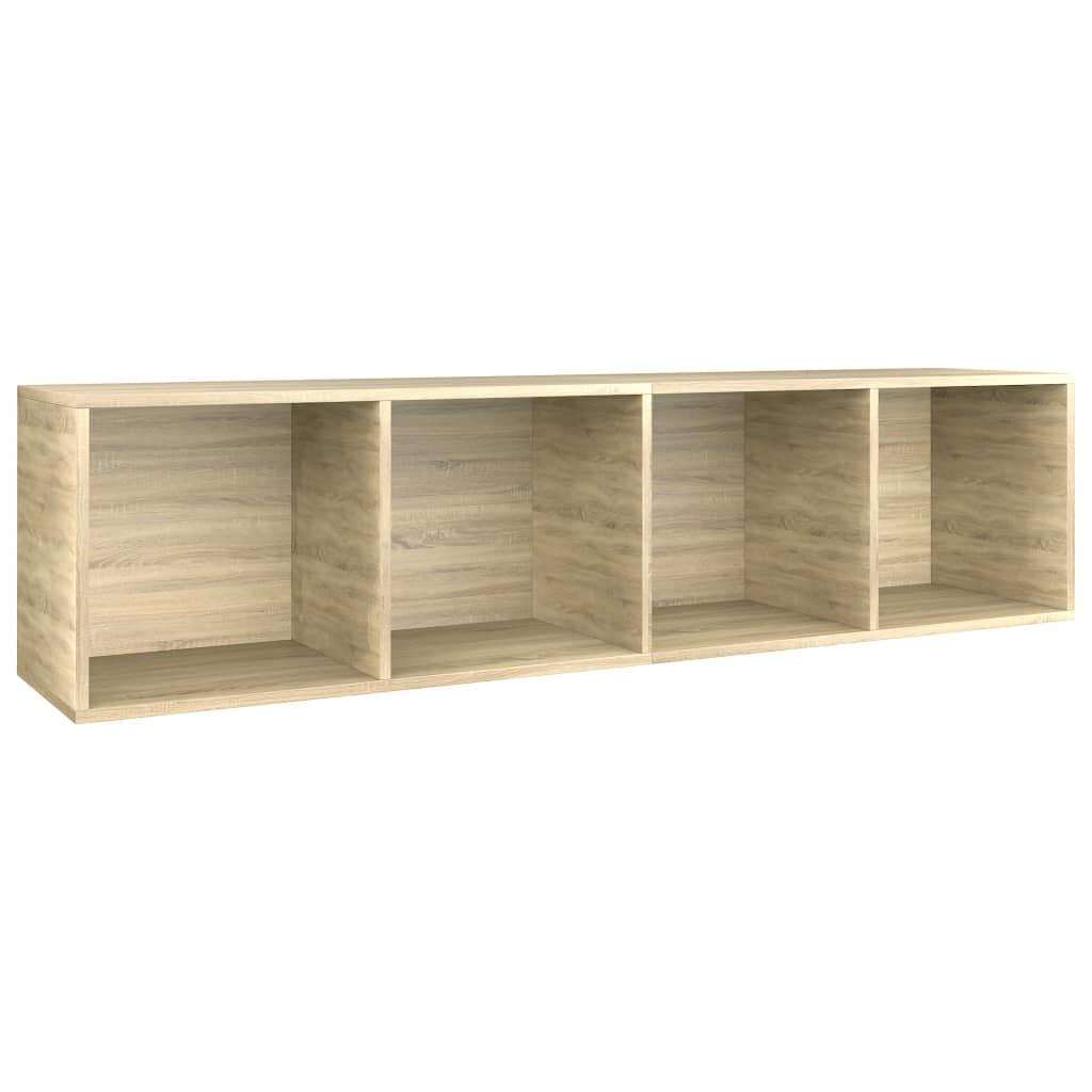 Bücherregal/TV-Schrank Sonoma Eiche 36 x 30 x 143 cm Spanplatte
