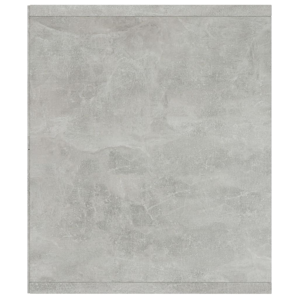 Bücherregal/TV-Schrank Betongrau 36 x 30 x 143 cm Spanplatte