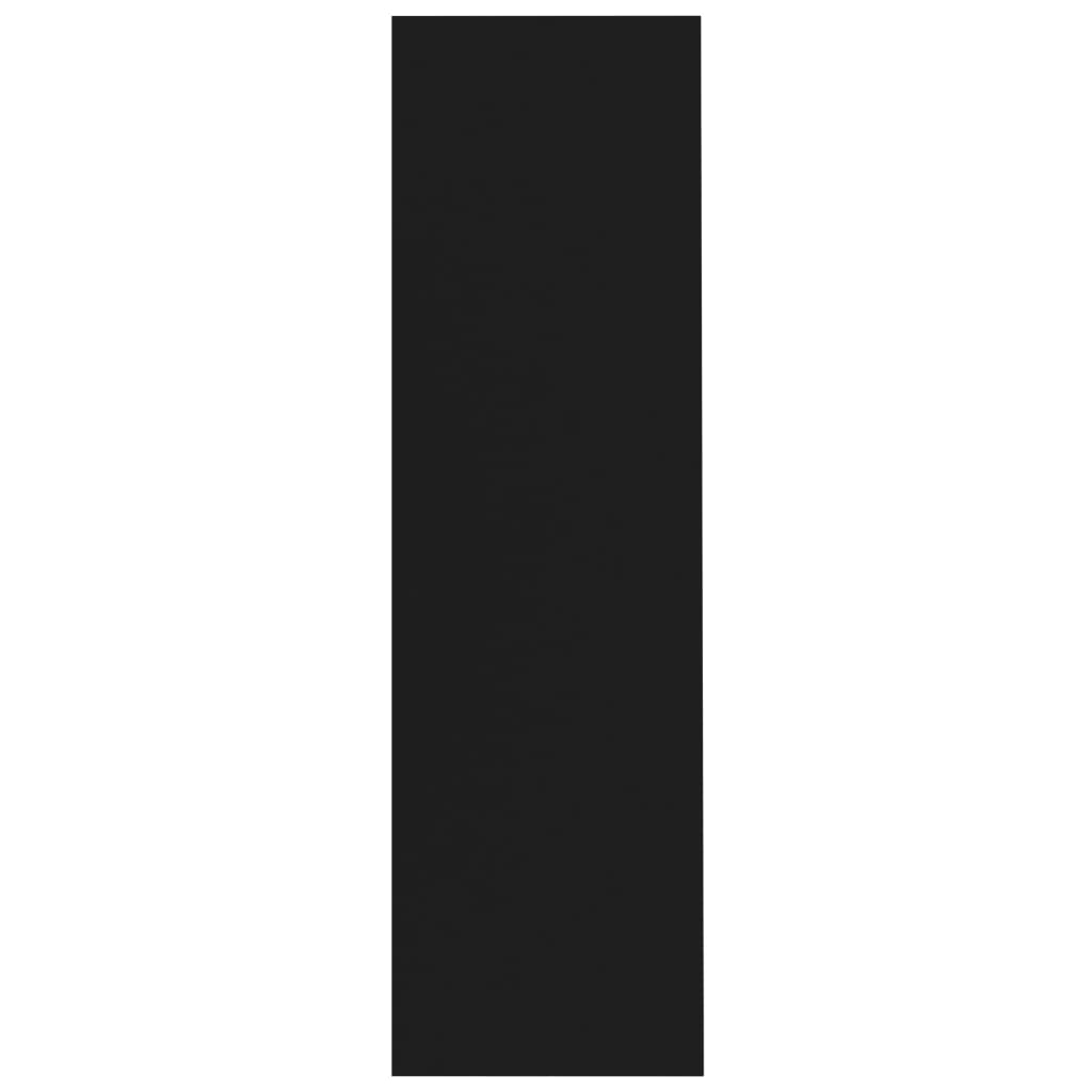 Bücherregal Schwarz 97,5x29,5x100 cm Holzwerkstoff