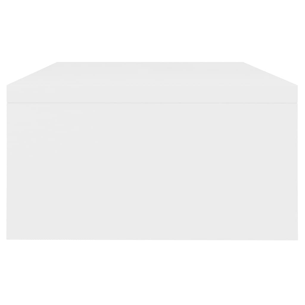 Monitorständer Weiß 42×24×13 cm Spanplatte