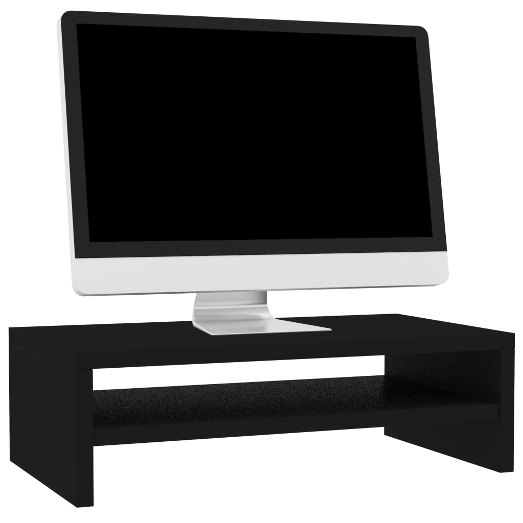 Monitorständer Schwarz 42×24×13 cm Spanplatte