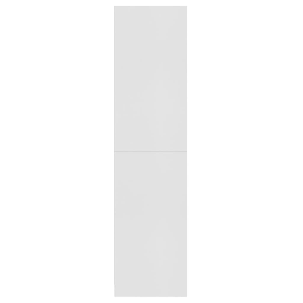 Kleiderschrank Weiß 100×50×200 cm Holzwerkstoff