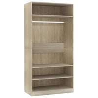 Thumbnail for Kleiderschrank Sonoma-Eiche 100x50x200 cm Holzwerkstoff