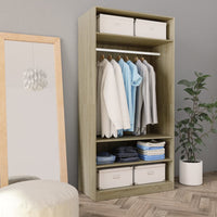 Thumbnail for Kleiderschrank Sonoma-Eiche 100x50x200 cm Holzwerkstoff