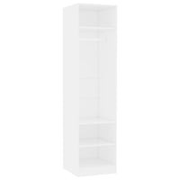 Thumbnail for Kleiderschrank Weiß 50x50x200 cm Holzwerkstoff