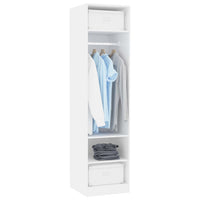 Thumbnail for Kleiderschrank Weiß 50x50x200 cm Holzwerkstoff