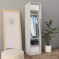 Thumbnail for Kleiderschrank Weiß 50x50x200 cm Holzwerkstoff