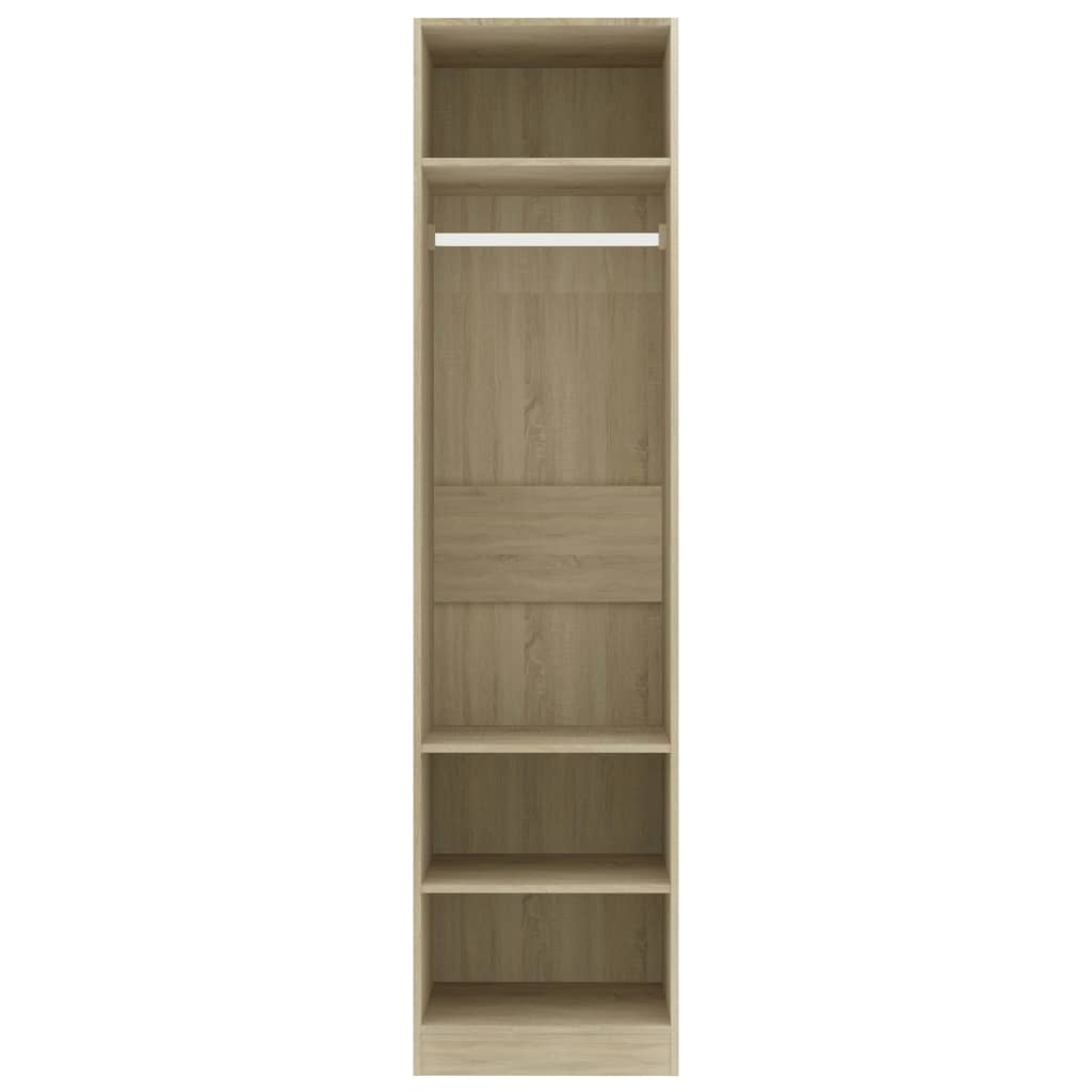 Kleiderschrank Sonoma-Eiche 50x50x200 cm Holzwerkstoff