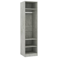 Thumbnail for Kleiderschrank Betongrau 50x50x200 cm Holzwerkstoff