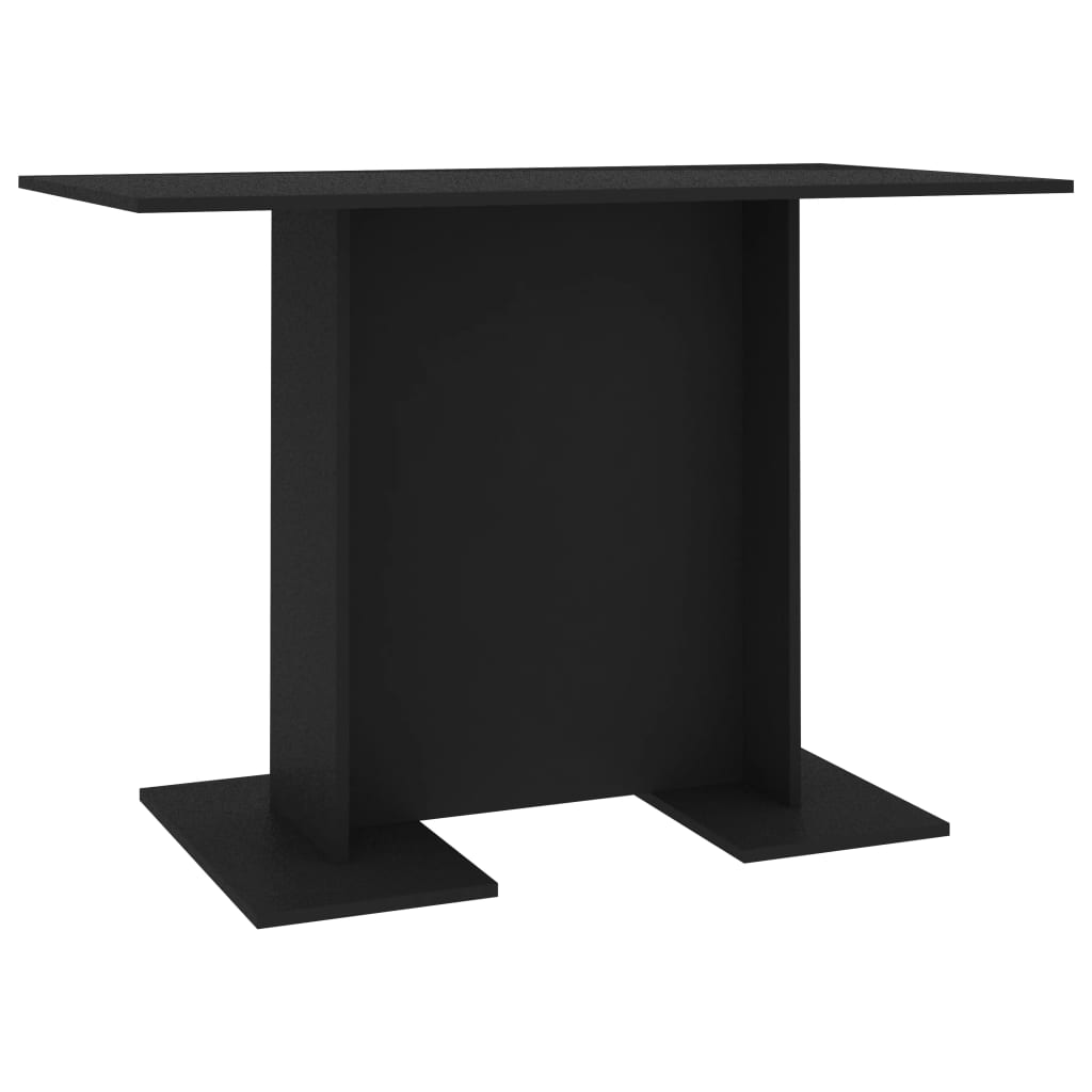 Esstisch Schwarz 110 x 60 x 75 cm Spanplatte