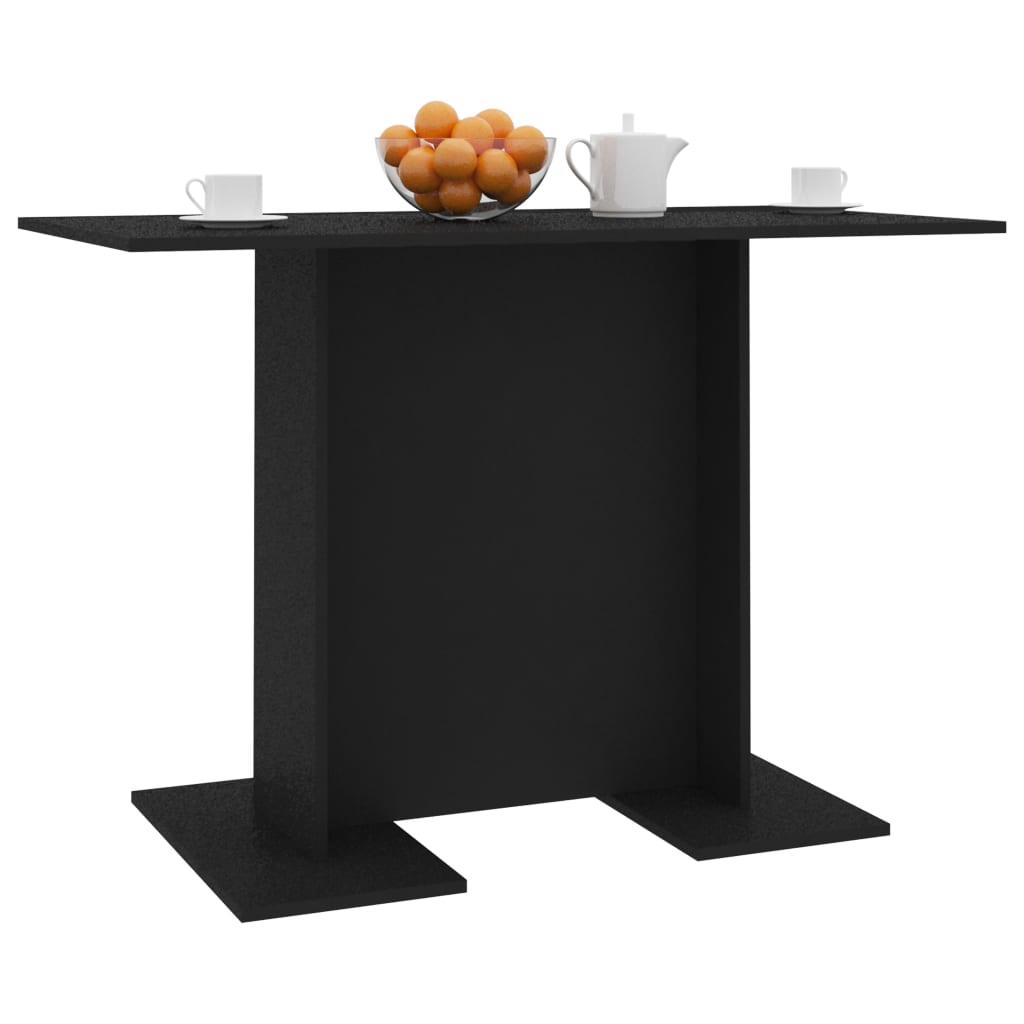 Esstisch Schwarz 110 x 60 x 75 cm Spanplatte