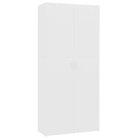 Thumbnail for Schuhschrank Weiß 80x35,5x180 cm Holzwerkstoff