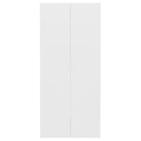 Thumbnail for Schuhschrank Weiß 80x35,5x180 cm Holzwerkstoff