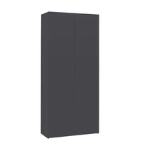 Thumbnail for Schuhschrank Grau 80×35,5×180 cm Spanplatte