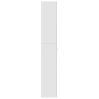Thumbnail for Büroschrank Hochglanz-Weiß 60x32x190 cm Holzwerkstoff