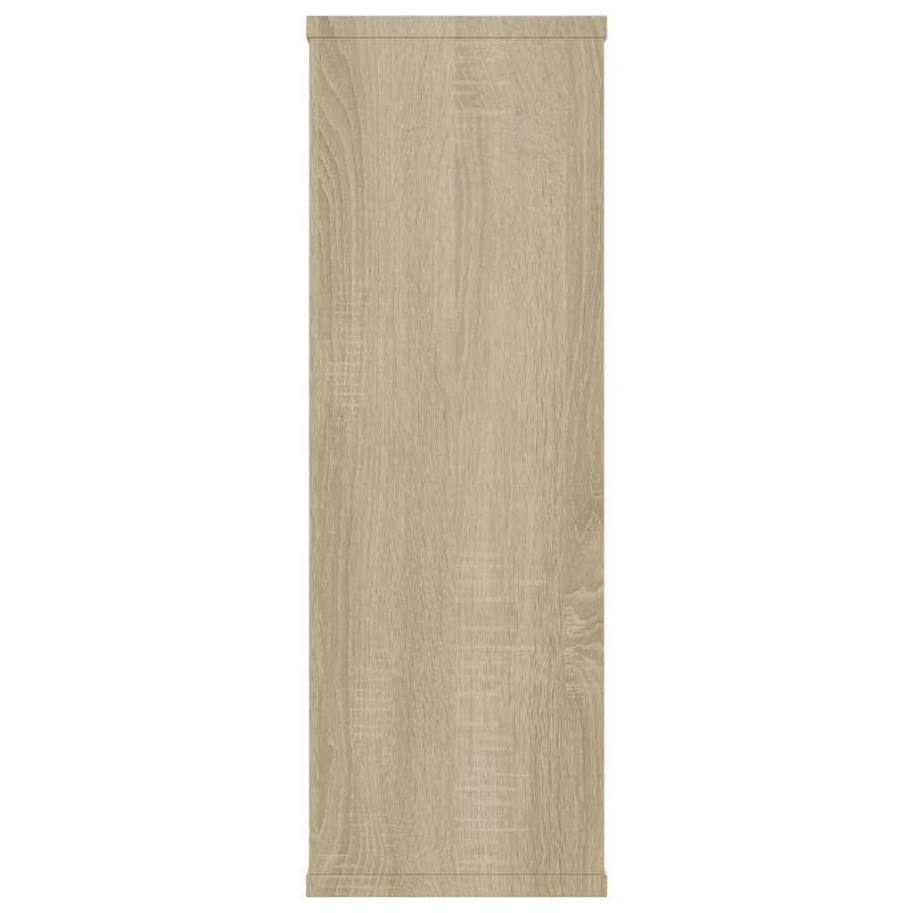 Wandregale Sonoma-Eiche 104x20x58,5 cm Spanplatte