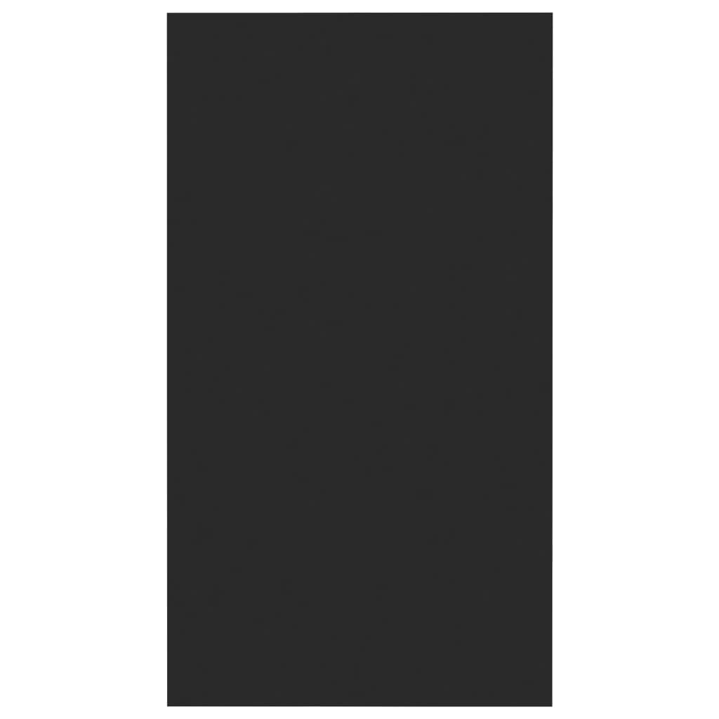 Bücherregal/Sideboard Schwarz 66×30×97,8 cm Spanplatte