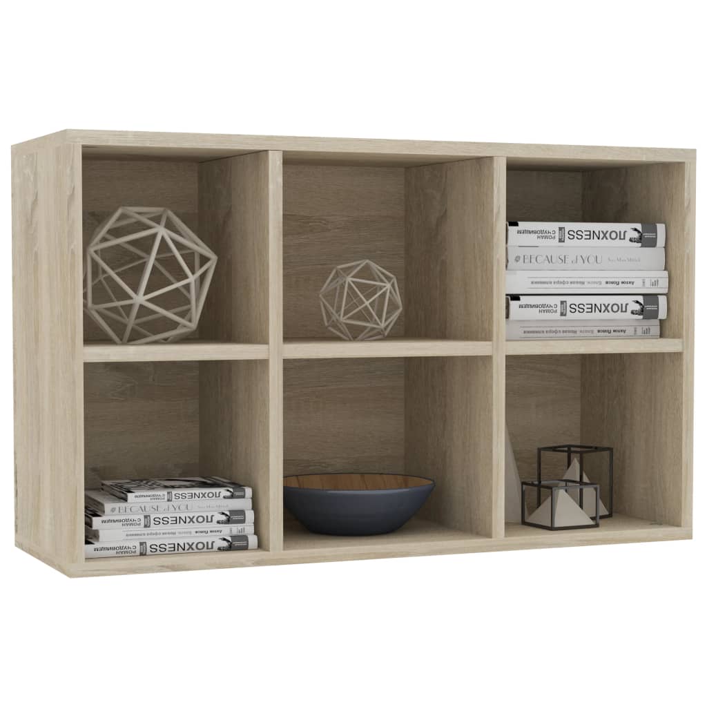 Bücherregal/Sideboard Sonoma-Eiche 66×30×97,8 cm Spanplatte