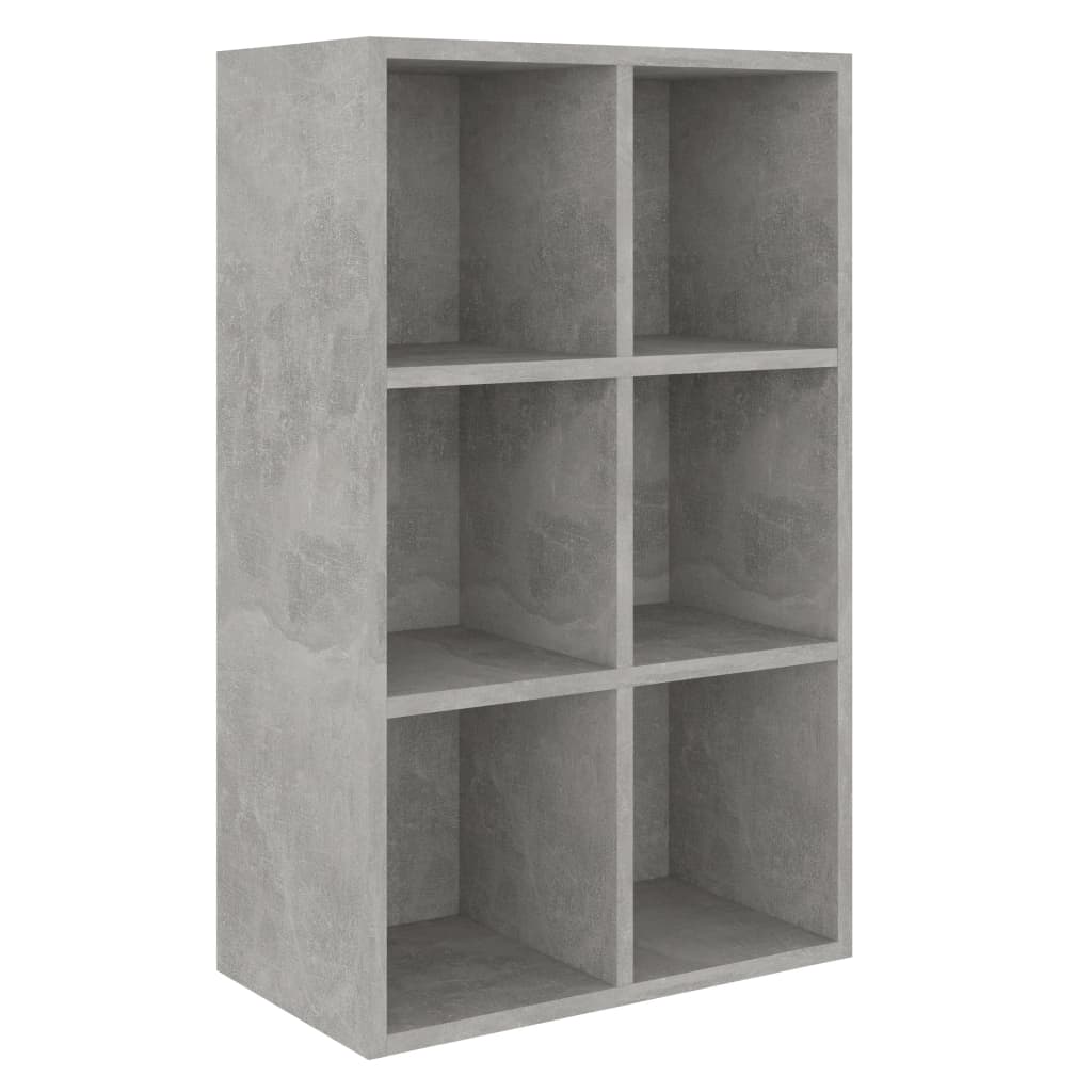 Bücherregal/Sideboard Betongrau 66x30x97,8 cm Holzwerkstoff