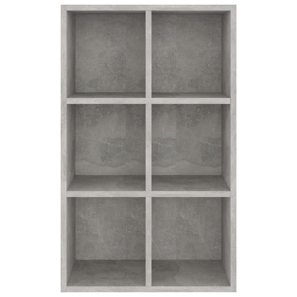 Bücherregal/Sideboard Betongrau 66x30x97,8 cm Holzwerkstoff