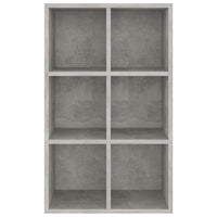 Thumbnail for Bücherregal/Sideboard Betongrau 66x30x97,8 cm Holzwerkstoff