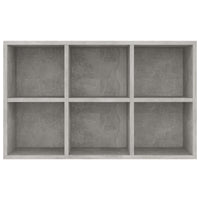 Thumbnail for Bücherregal/Sideboard Betongrau 66x30x97,8 cm Holzwerkstoff