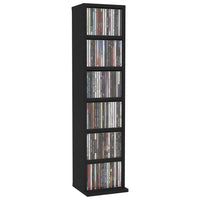 Thumbnail for CD-Schrank Schwarz 21x20x88 cm Holzwerkstoff