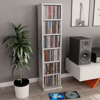 Thumbnail for CD-Schrank Betongrau 21x20x88 cm Holzwerkstoff