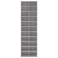 Thumbnail for Schuhschrank Betongrau 54x34x183 cm Holzwerkstoff