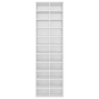 Thumbnail for Schuhschrank Hochglanz-Weiß 54×34×183 cm Spanplatte